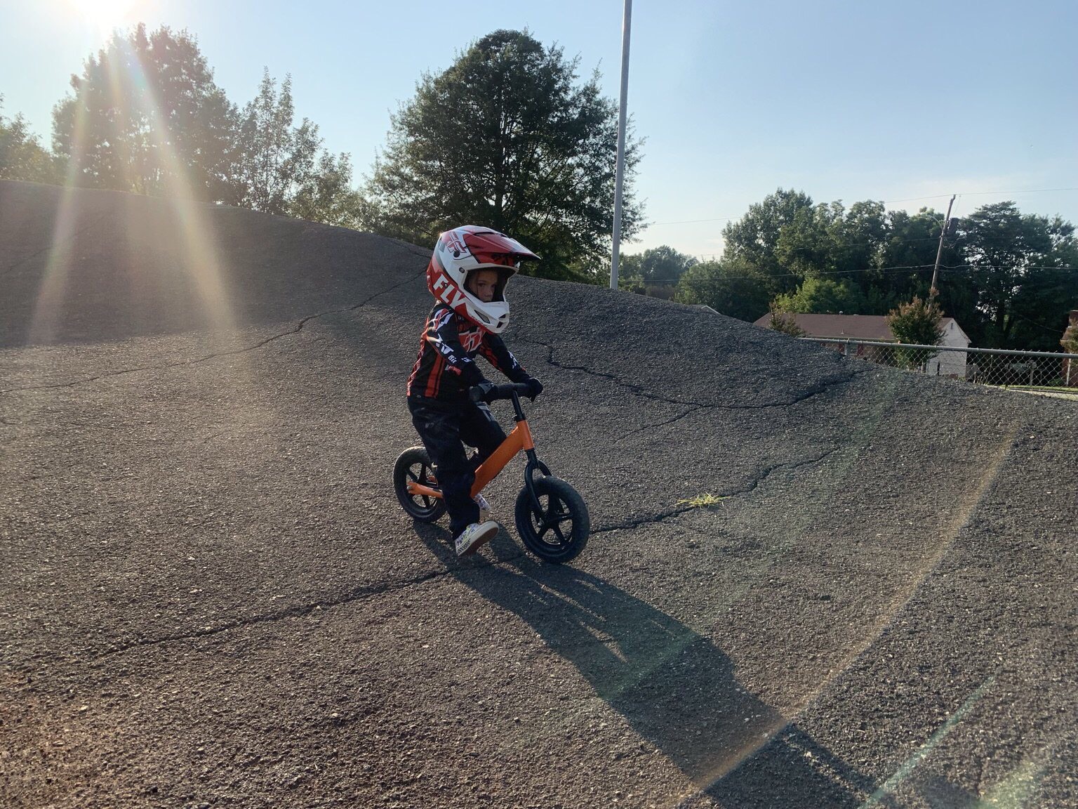 Quest Student is competing in BMX